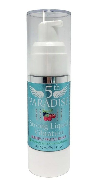 Стимулирующий гель (жидкий вибратор) 5th PARADISE Strong Liquid Vibration - Berries, 30 ml - зображення 1