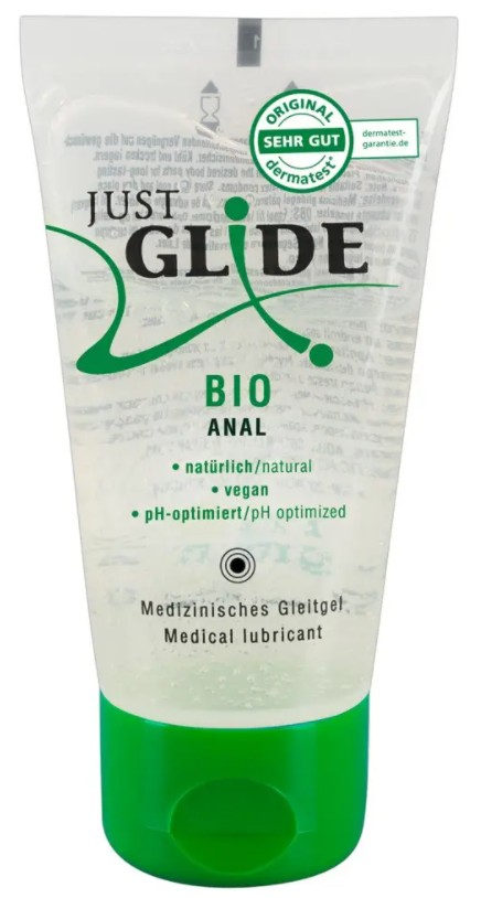 Анальная органическая смазка на водной основе - Just Glide Bio Anal, 50 ml - зображення 1
