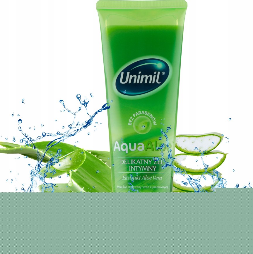 Увлажняющий гель Unimil Aqua Aloe на водной основе 80 мл - зображення 1