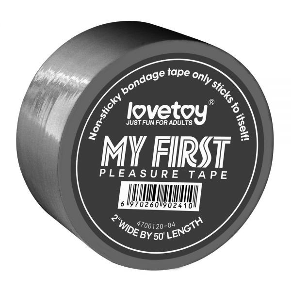 Серая лента для бондажа LOVETOY MY FIRST - зображення 1