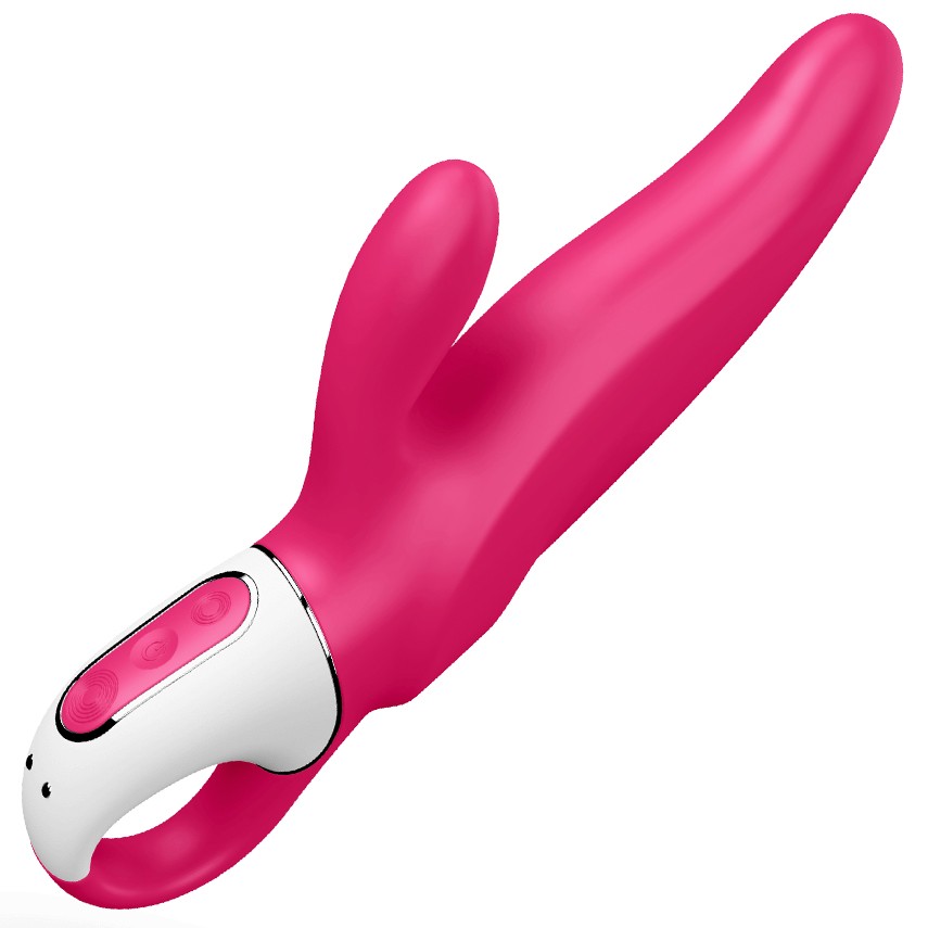 Вибратор Satisfyer Mr. Rabbit 6 режимов вибрации и 6 режимов интенсивности розовый - зображення 1