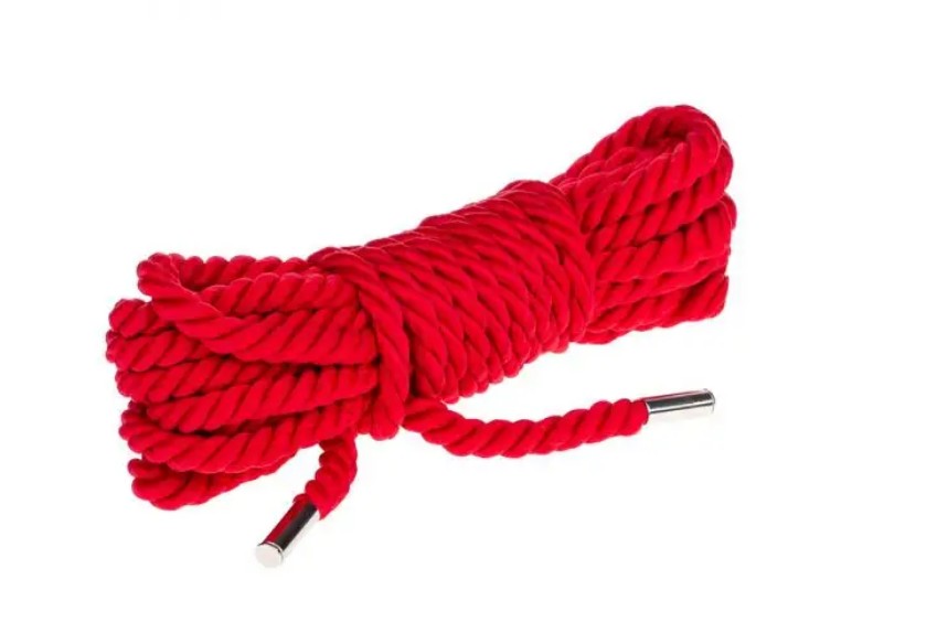 Веревка для бондажа Premium Silky 5M, Red - зображення 1