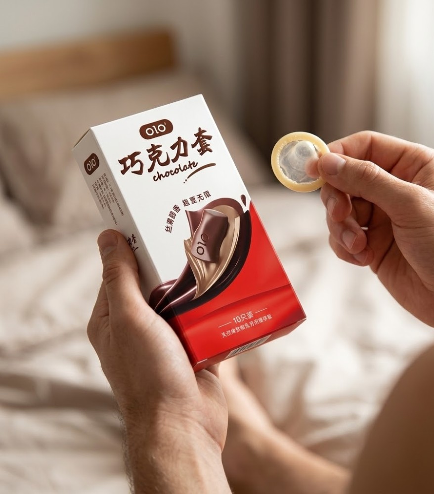 Презервативы OLO Chocolate, упаковка 10 шт - зображення 1