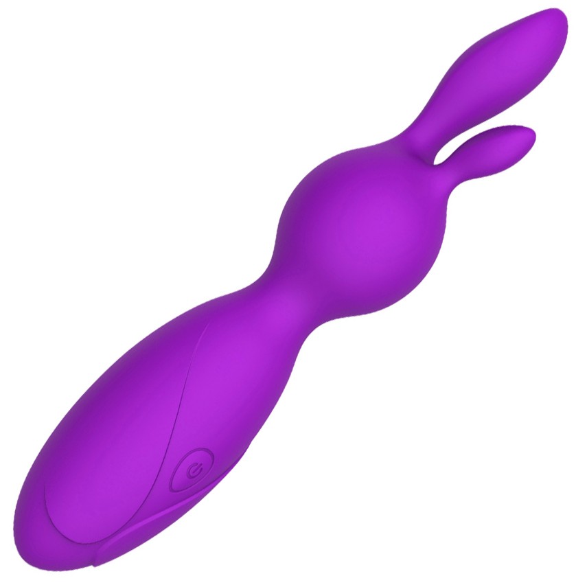 Вибратор Purple bunny 10 режимов вибрации цвет фиолетовый - зображення 1