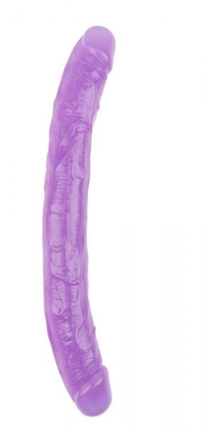 Двухсторонний фаллоимитатор 12.8 Inch Dildo, Purple - зображення 1