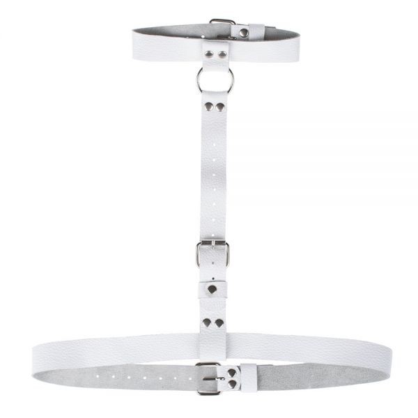 Гартер Double Ring of Humiliti, White - зображення 1