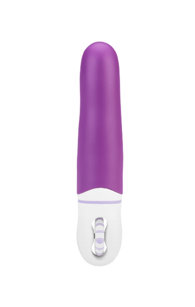 Стильный компактный вибратор AMOR BIG VIBRATOR REAL BIG Violet (Приложение НЕ Функционирует!) - зображення 1